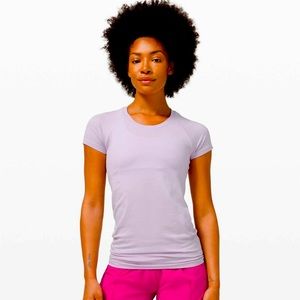 Lululemon swiftly tech short sleeve lavender dew